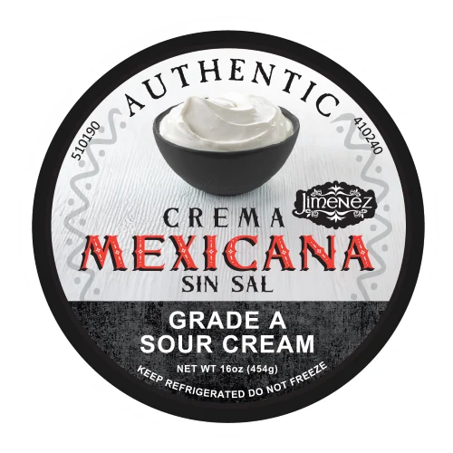 Authentic Crema Mexicana Sin Sal
